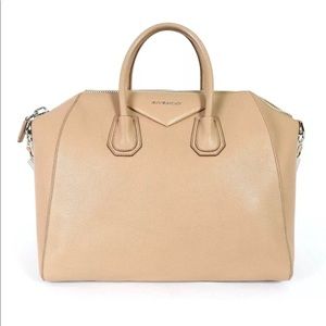 Givenchy Antigona Nude Medium Goatskin Satchel